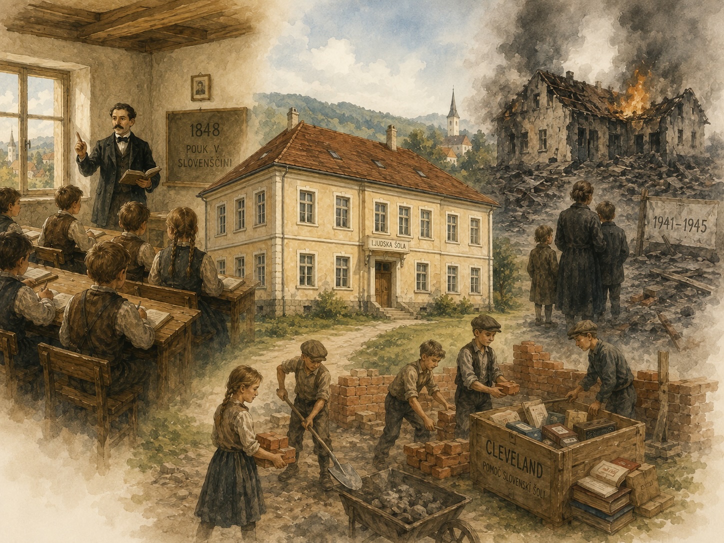 Sto let v eni šoli (1848–1957)